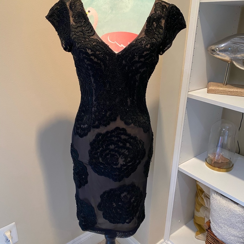 Beautiful black beaded dress